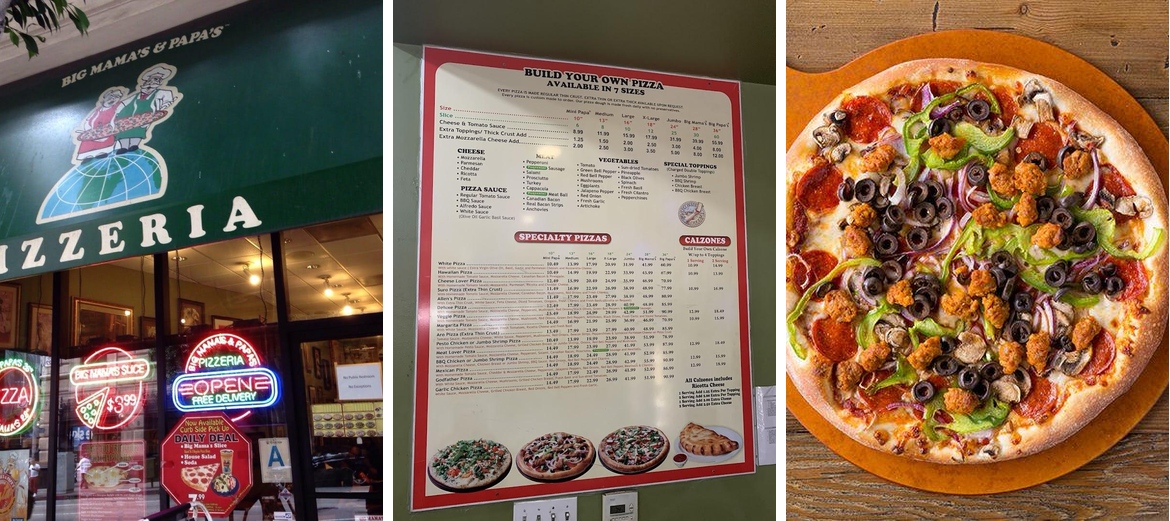 Big Mama's & Papa's Pizzeria - Downtown LA Menu